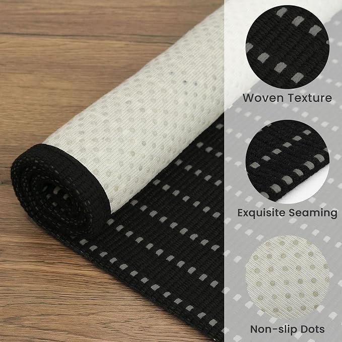 EARTHALL Small Area Rug 2x3 Ft Washable Rugs