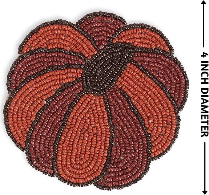 Folkulture Cute Fall Coasters Set of 4