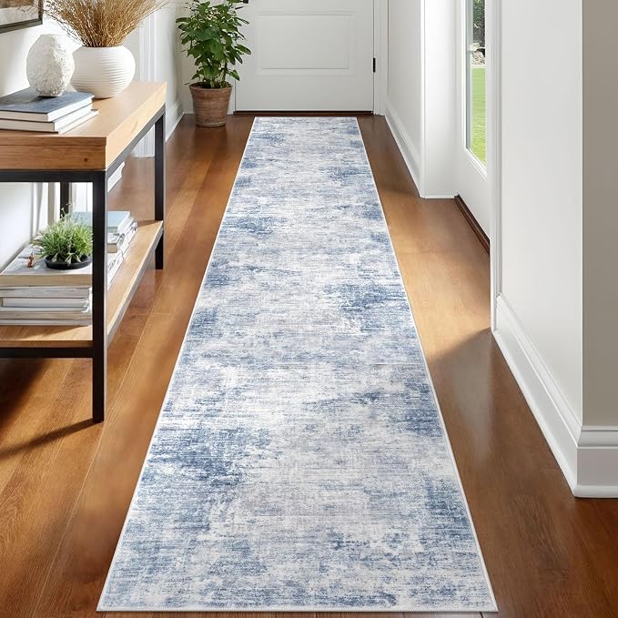 IOHOUZE Abstract Runner Rug 2x12 Ft Washable Runners