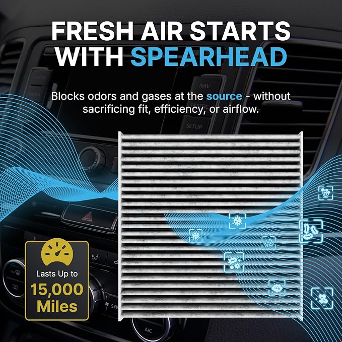 Spearhead Odor Defense Breathe Easy Cabin Filter | Fits 06-07 Azera, 07-09