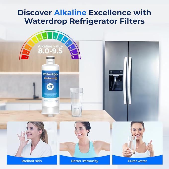 Waterdrop Alkaline DA97-17376B Water Filter, Enhances pH, Replacement