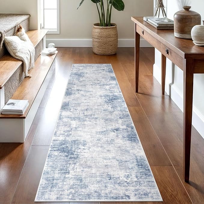 IOHOUZE Abstract Runner Rug 2x8 Ft Washable Runners