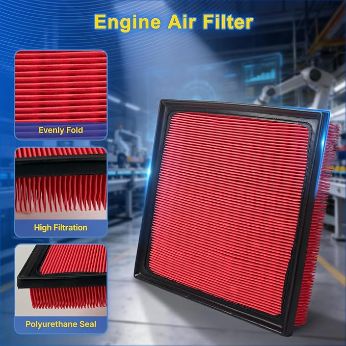 Cabin & Engine Air Filter Kit for 2016-2018 Rav4 2.5L