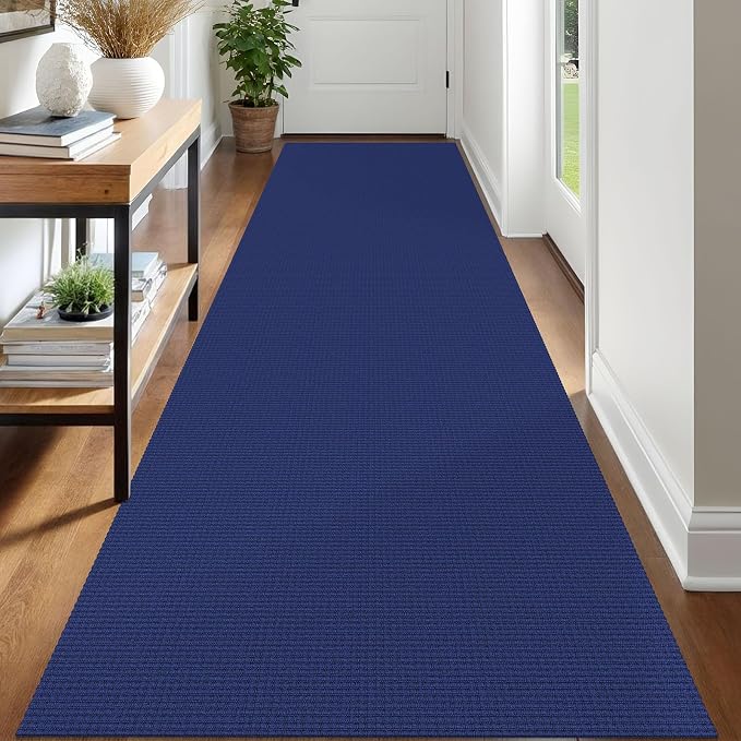 IOHOUZE Washable Runner Rug 3x12 Non Slip Rubber Backed Extra Long Hallway