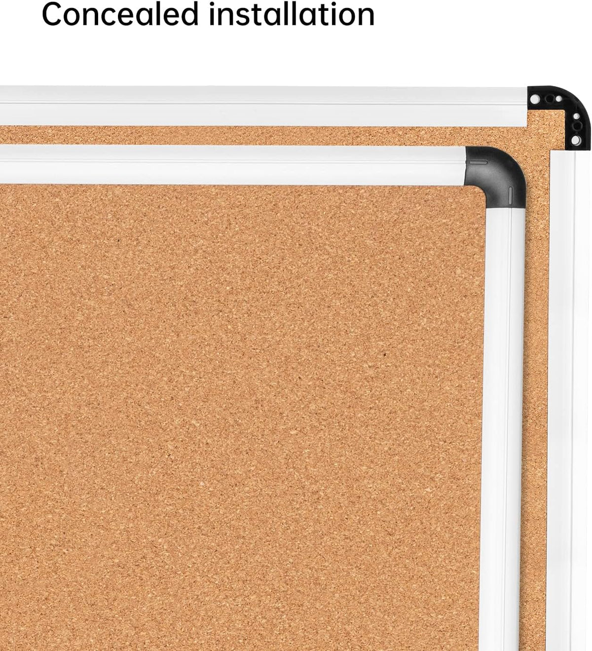 VUSIGN White Board and Cork Board Combination, 24" x 36"