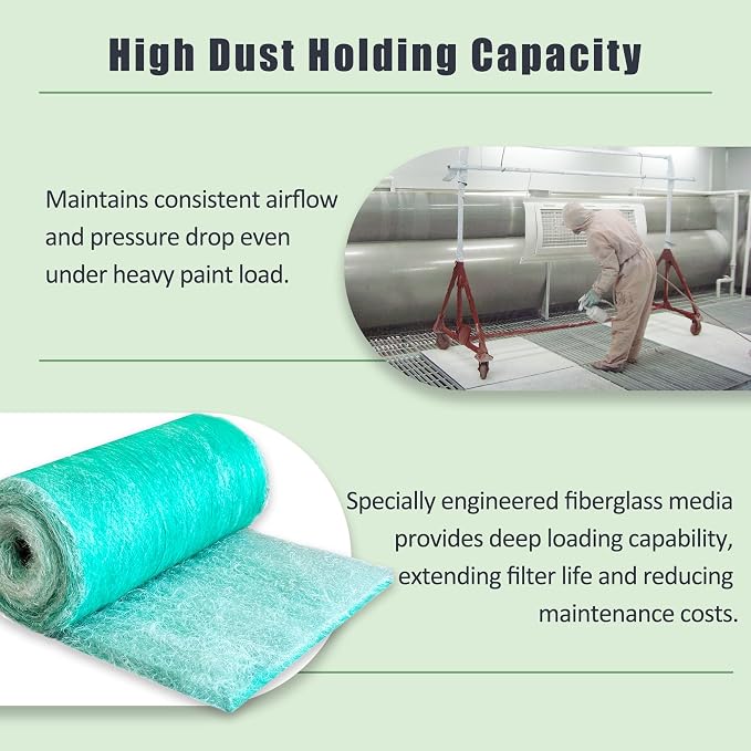 Fiberglass Paint Booth Filter Roll