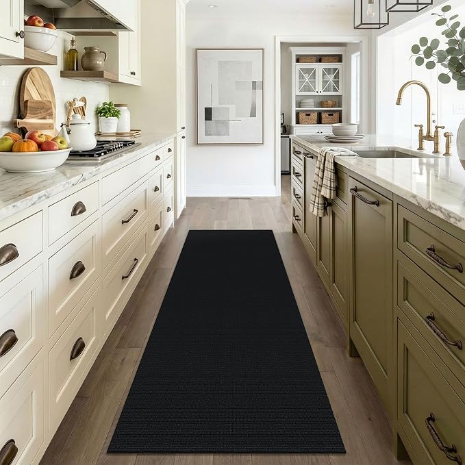 EARTHALL Washable Runner Rug 3x6 Ft Non Slip Runners
