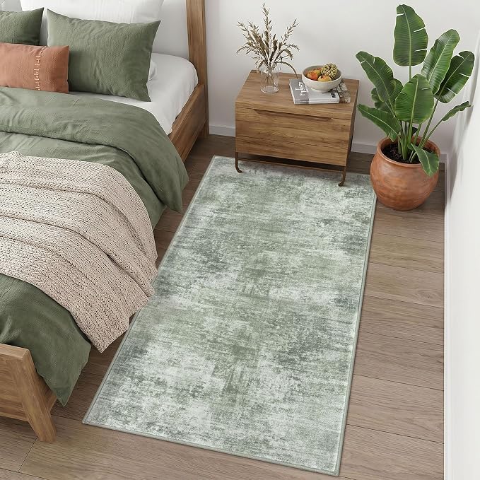 IOHOUZE Abstract Runner Rug 3x6 Ft Washable Runners