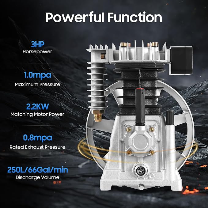 Air Compressor Pump Head, 3hp Air Compressor Pump-Head, 2200w Portable