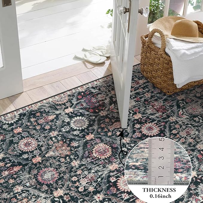 Lahome Kitchen Rugs Non Slip Washable Rugs