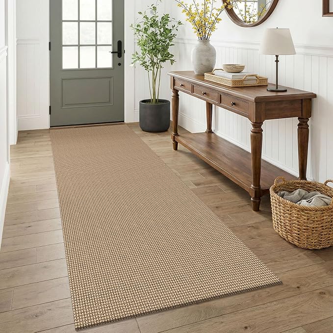 KOZYFLY 3x7 Washable Kitchen Runner Rug, Non Slip Wide Runners