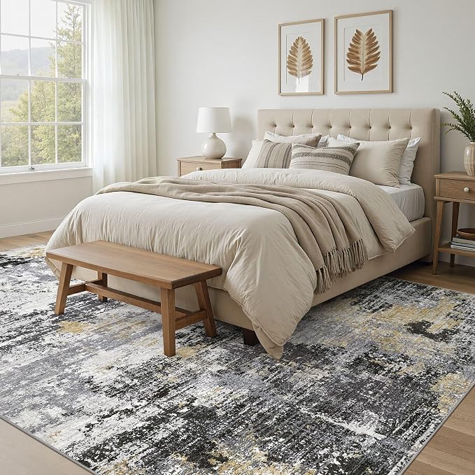 UERMEI 10x14 Area Rug for Living Room