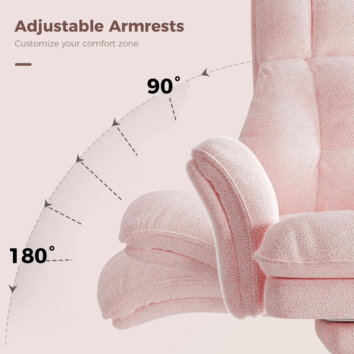 Big and Tall Heated Massage Office Chair with Footrest, 6-Point Vibration