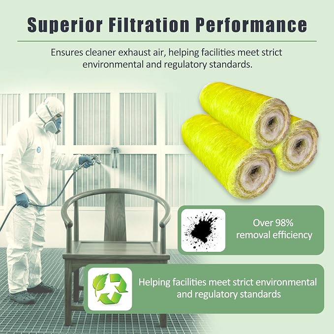 Fiberglass Paint Booth Filter Roll,