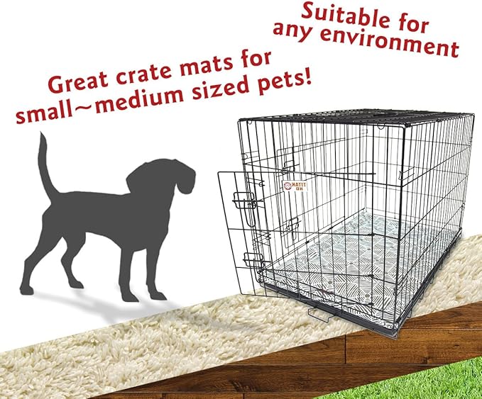 30" Charlie Metallic Crate Dog Bed Mat By Majestic Pet Products