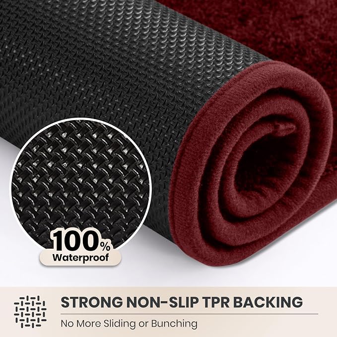 PURRUGS Dirt Trapping Door Mat 24" x 35.5", Non-Slip Machine Washable Entryway