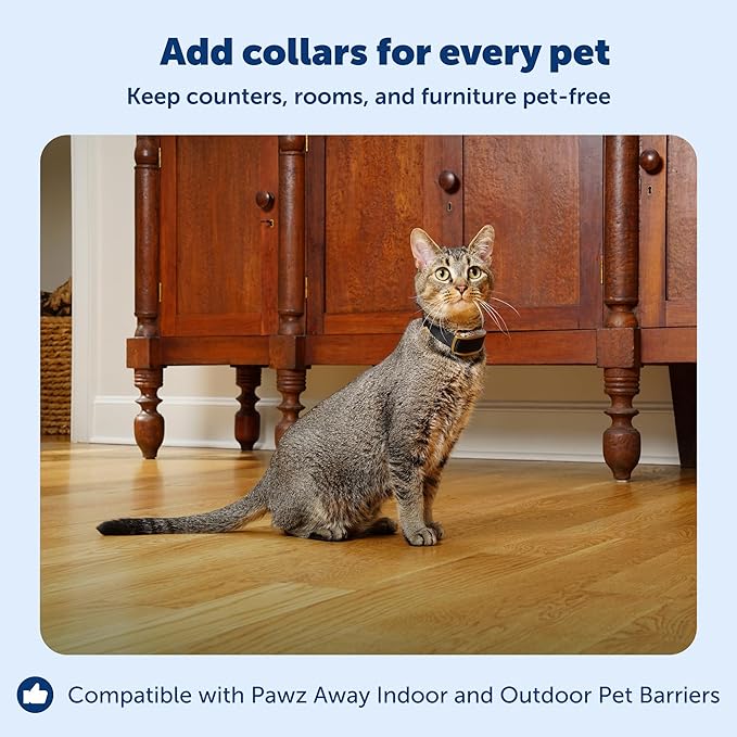 PetSafe Pawz Away Extra Receiver Collar - Waterproof Receiver Collar - Pet-Proofing System for Dogs & Cats - Additional Receiver Collar - System Sold Separately