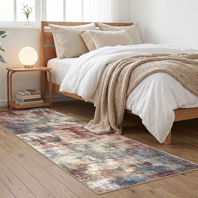 IOHOUZE Abstract Runner Rug 2x6 Ft Washable Runners