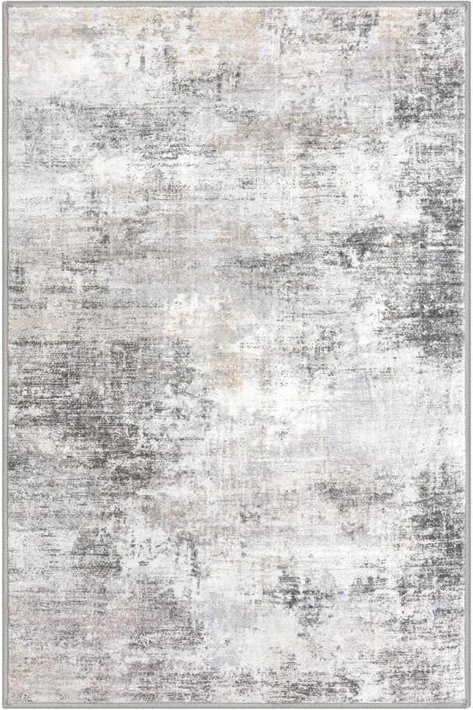 IOHOUZE Abstract Area Rugs and Runners Sets 2x3 and 2x5 Ft, Washable Entryway