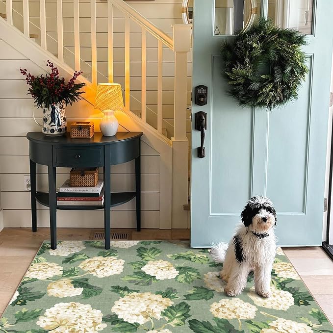 3x5 Floral Entry Rug