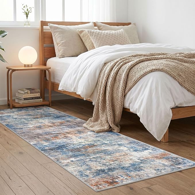 IOHOUZE Abstract Runner Rug 2x6 Ft Washable Runners