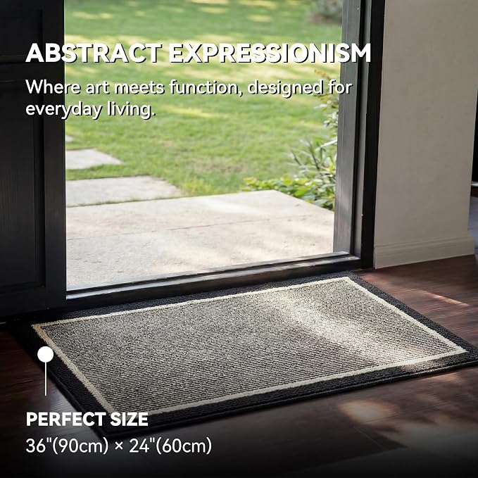 GRANNY SAYS Door Mat, Dirt Absorb Front Door Mat Outside Entrance, Low Profile