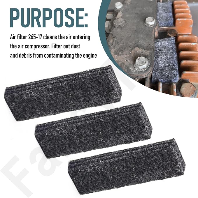 4-Pack 26517 Air Compressor Air Filter