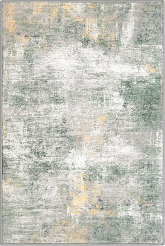 IOHOUZE Abstract Area Rug 3x5 Ft Washable Rugs