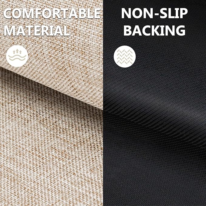 LEKEEPGO Ultra Thin Indoor Door Mat 17"x29", Low-Profile Door Mat Indoor