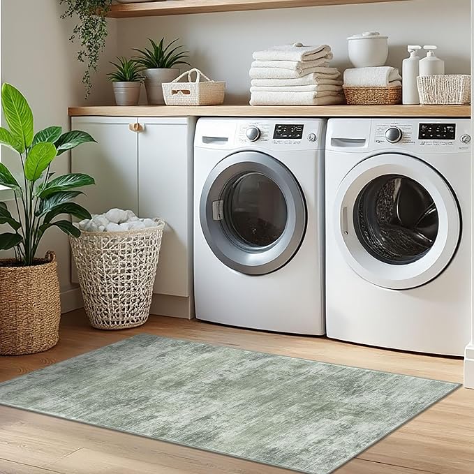 IOHOUZE Abstract Runner Rug 2x5 Ft Washable Runners