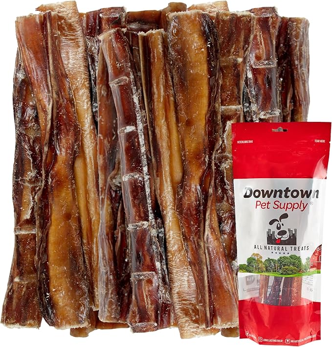 Downtown Pet Supply USA Sourced Bully Sticks for Dogs - Grass-fed Beef Chews, Low-Odor & Rawhide-Free, Long Lasting Dog Treats - Healthy, Safe & Delicious Chews (6" 5 Pack)