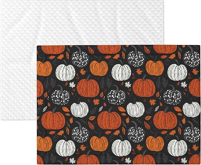 Fall Pumpkins Throw Blanket - Halloween Blanket for Dog Cat Autumn Pet Blankets 23x16 for Couch Sofa Bed