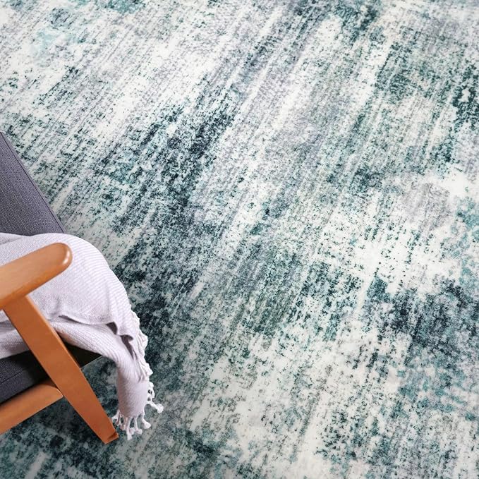 IOHOUZE Modern Abstract Area Rugs 5x7 Ft Washable Rugs