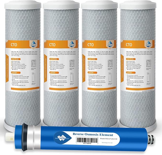 Membrane Solutions Combo Pack for FX12M and FX12P, Water Filter Replacement