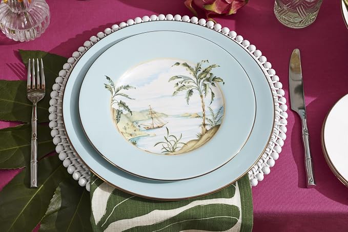 Lenox British Colonial 4-Piece Accent Plates, Appetizer Plate Set
