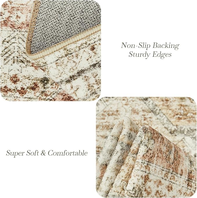 Soalmost Washable Area Rug 8x10, Large Soft Rugs