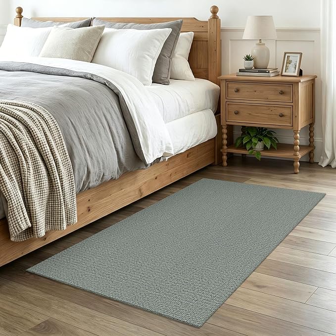EARTHALL Washable Area Rug 3x4 Ft Non Slip Rugs