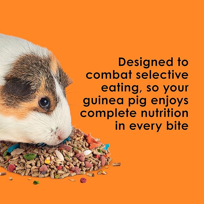 Kaytee Fiesta Guinea Pig Food, Nutritious and Fun Blend, Supports Dental Health and Digestion, 4.5 pounds