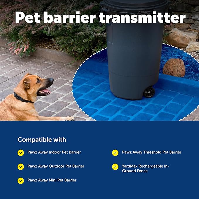 PetSafe Pawz Away Mini Pet Add-A-Barrier - Indoor & Outdoor Reliable Space Protection Transmitter - Long-Lasting & Battery-Powered - 5 ft Range