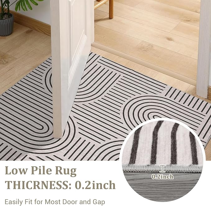 ROYHOME Washable Rug 8x10 Area Rugs