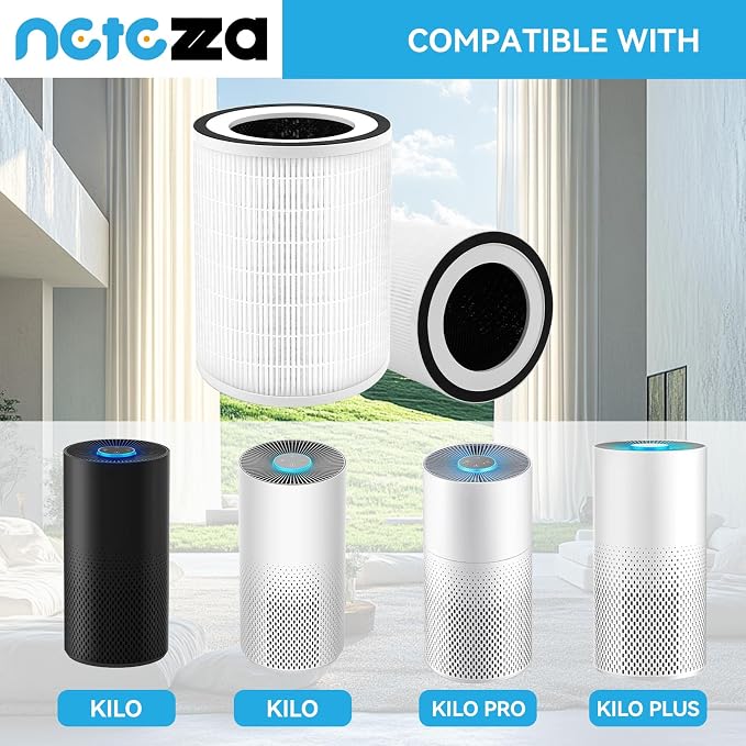 Kilo Air Purifier Filter Replacement Compatible