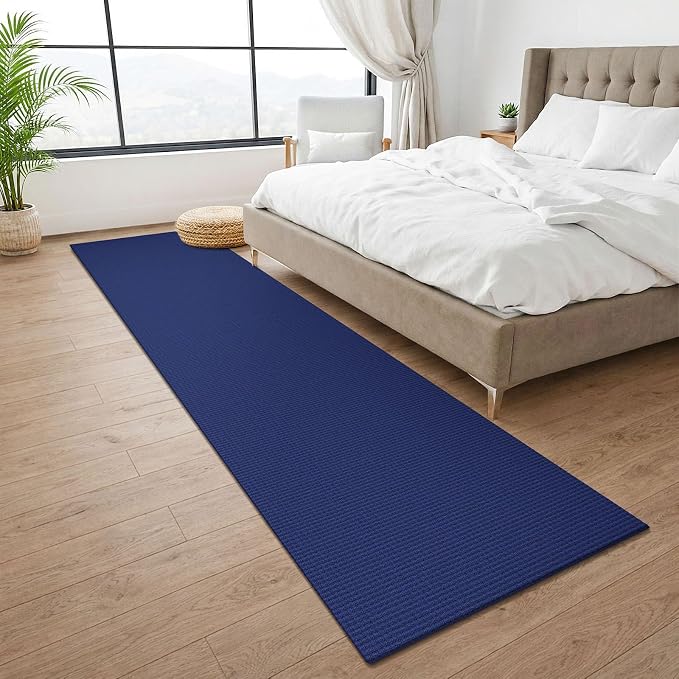 KOZYFLY Cotton Runners Rugs for Hallway 2x10, Washable Runner Rug, Woven Non