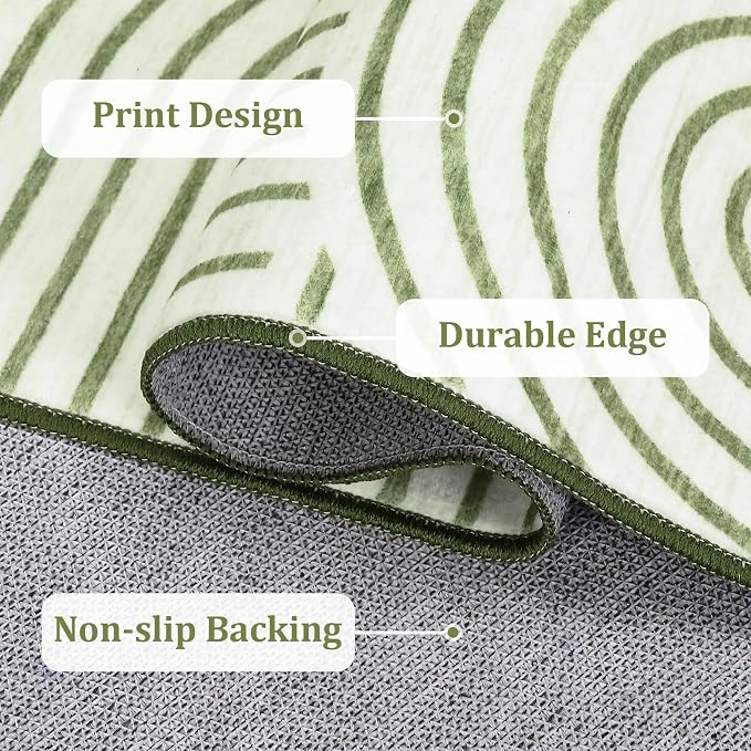 ROYHOME Washable Rug 8x10 Area Rugs