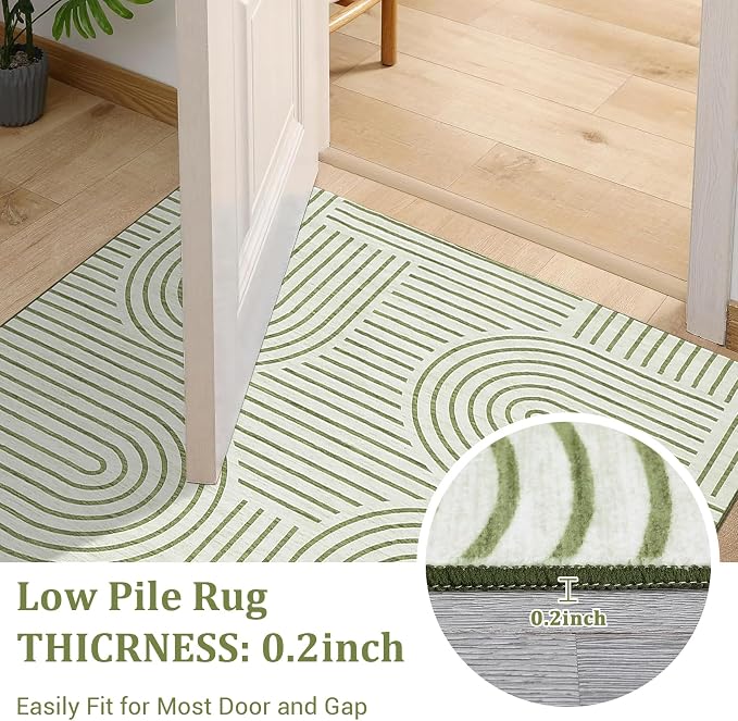 ROYHOME Washable Rug 6x9 Area Rugs