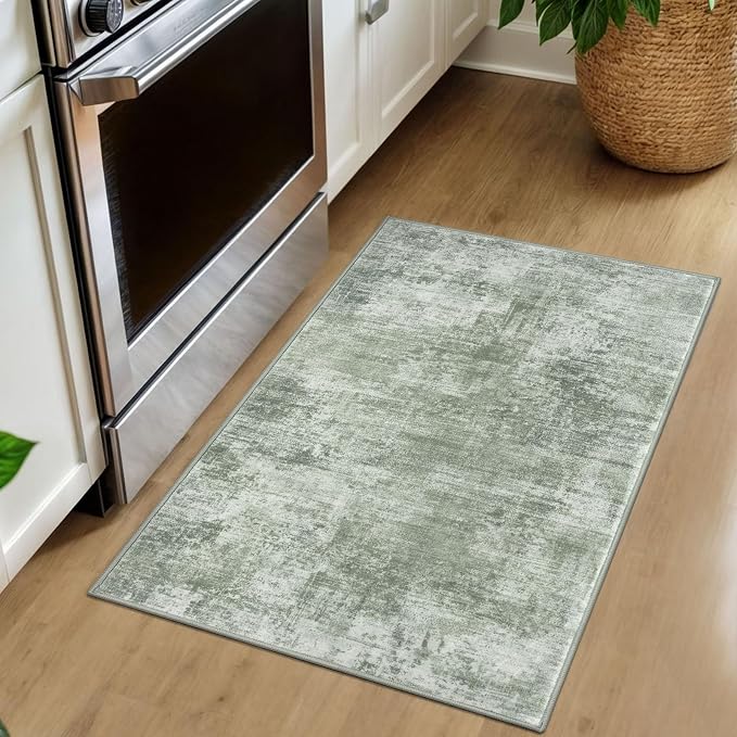 IOHOUZE Small Abstract Area Rug 2x3 Ft Entryway Rugs Washable Door Mat Indoor