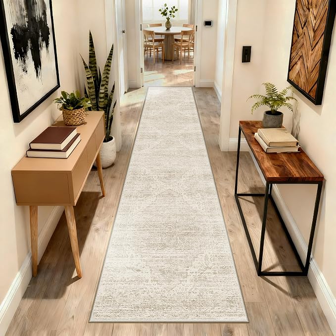Hallway Runner Rugs for 2x10 Long Rug Runners, Non-Slip Washable Kitchen Runner