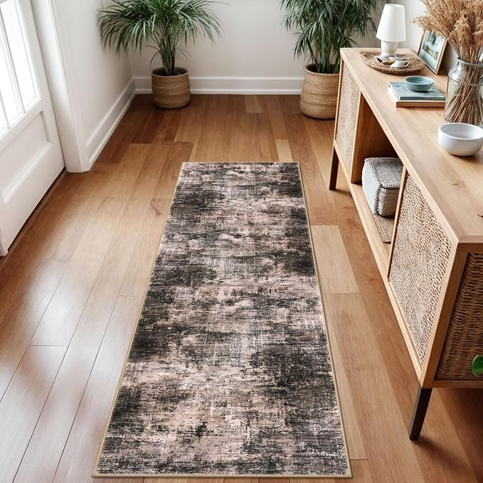 IOHOUZE Abstract Runner Rug 2x7 Ft Washable Runners
