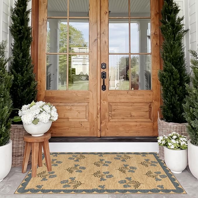 Floral Outdoor Rug