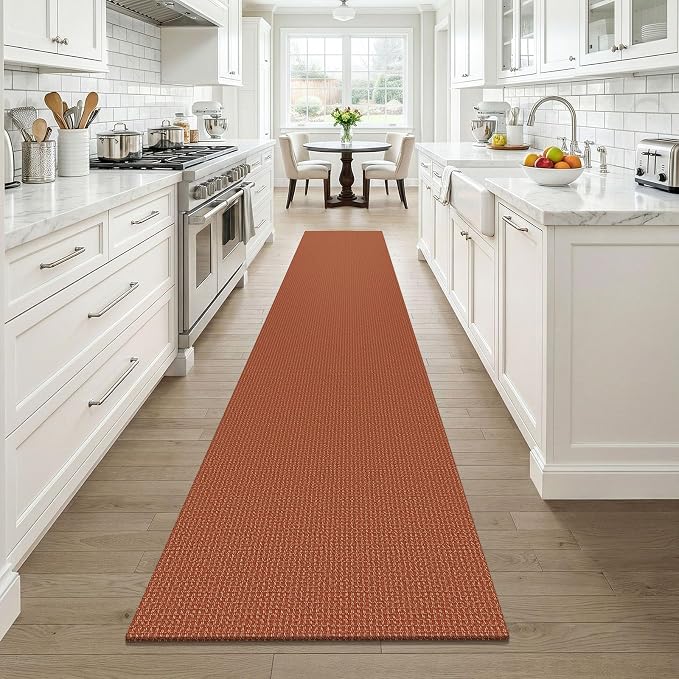 KOZYFLY Orange 2x12 Runners Rugs