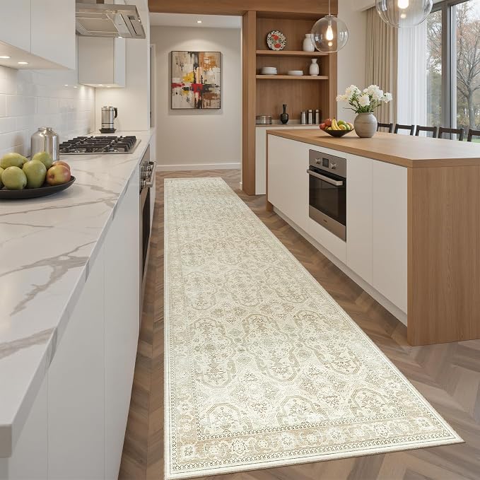 Soalmost Runner Rug 2x10 Washable Non-Slip Hallway Runner Rugs